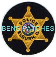 ILLINOIS,ELBURN POLICE HAT PATCH 1_wm